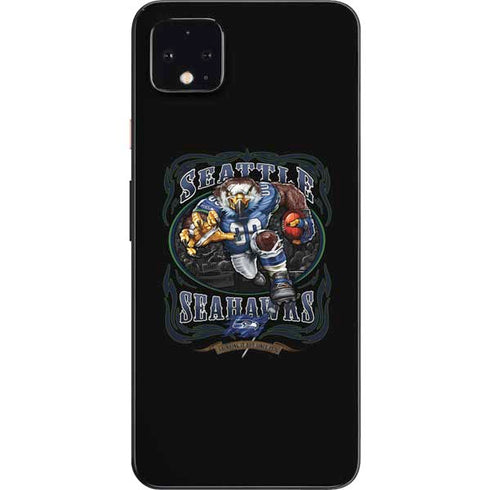 Liquid Blue NFL Seattle Seahawks Running Back Google Pixel 4 XL Skin